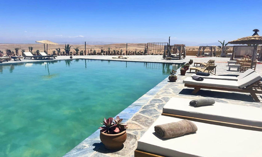 Agafay Camel Tour with Dinner and experience