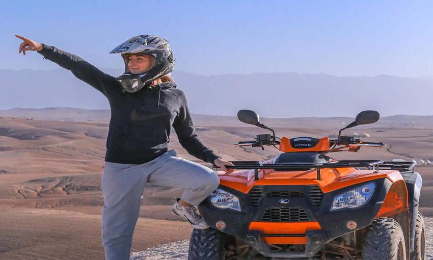 Half Day Quad Biking tour in Agafay Desert