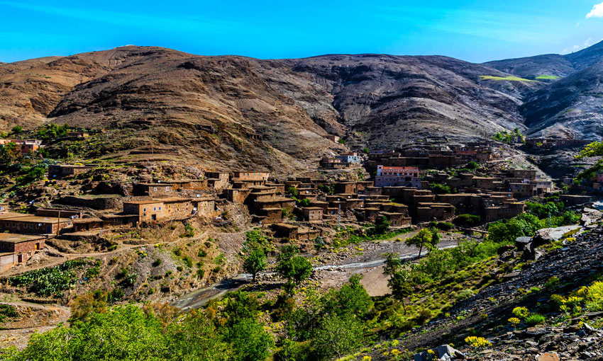 Morocco berber village